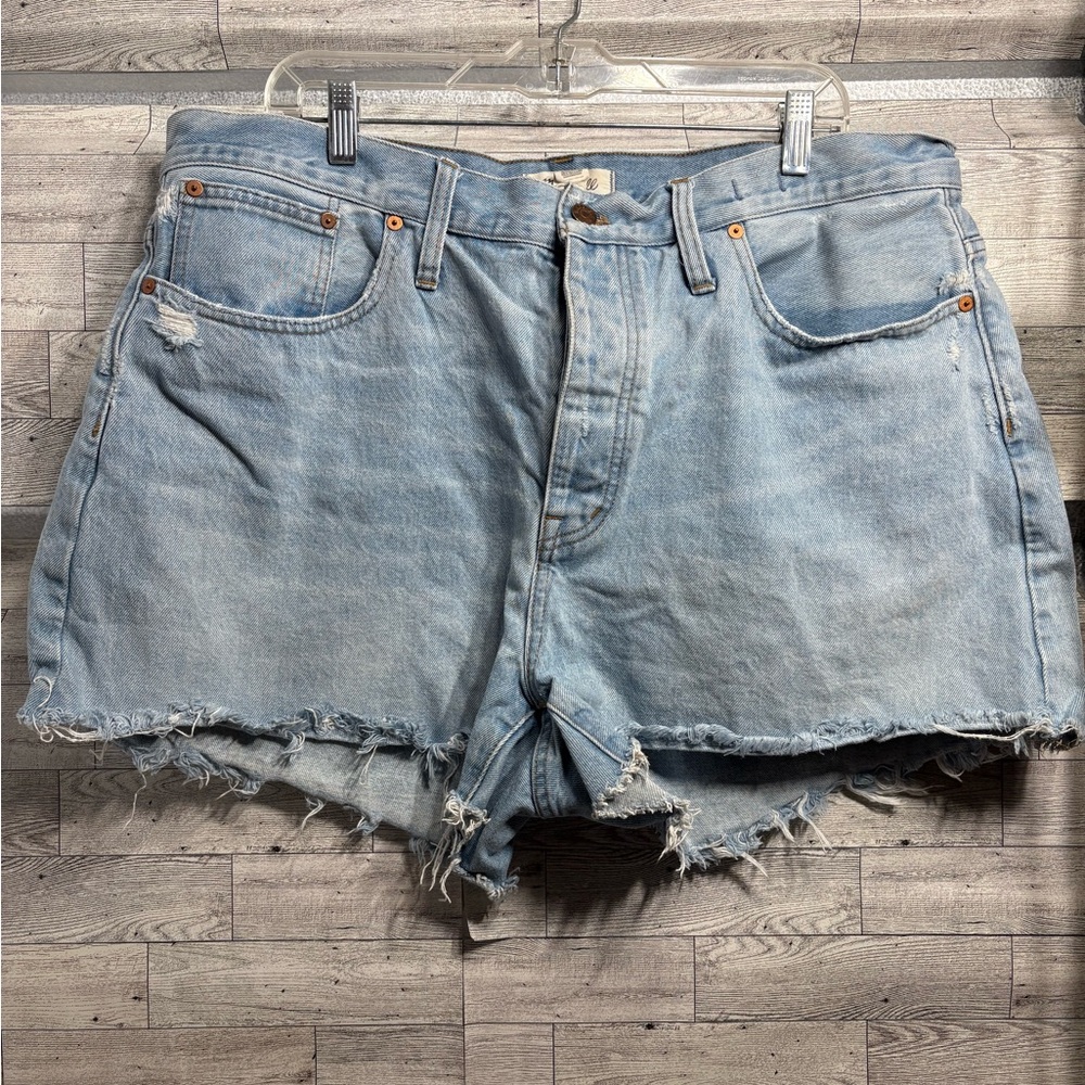 Madewell Light Blue Jean Shorts